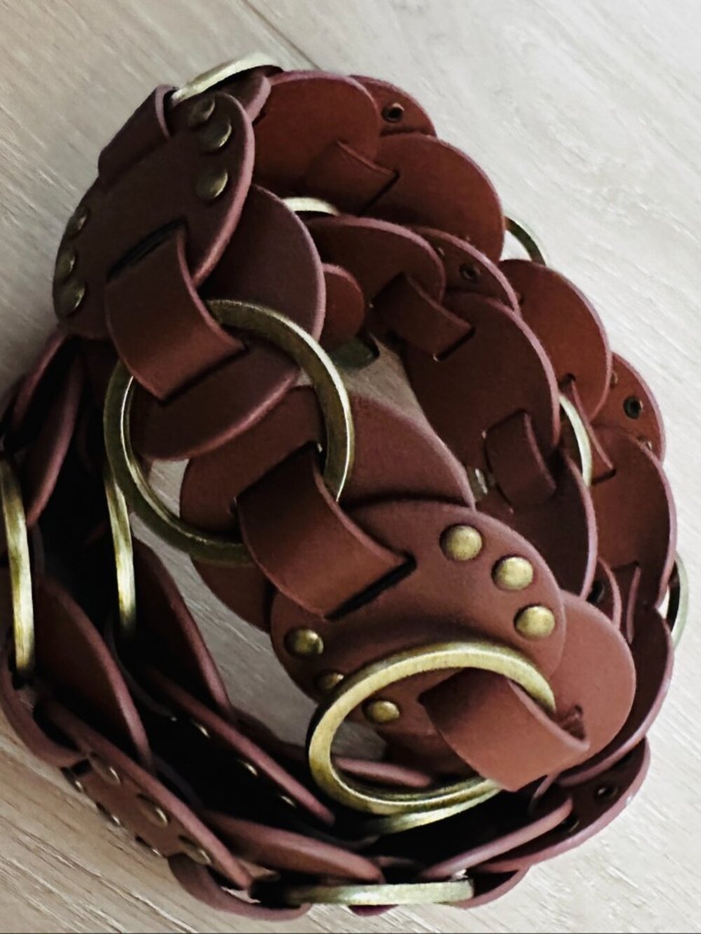 Brown Disc Link Belt L